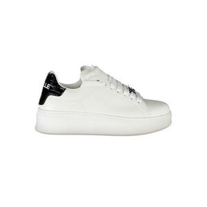 Gaelle Paris Leather Sneakers Women White